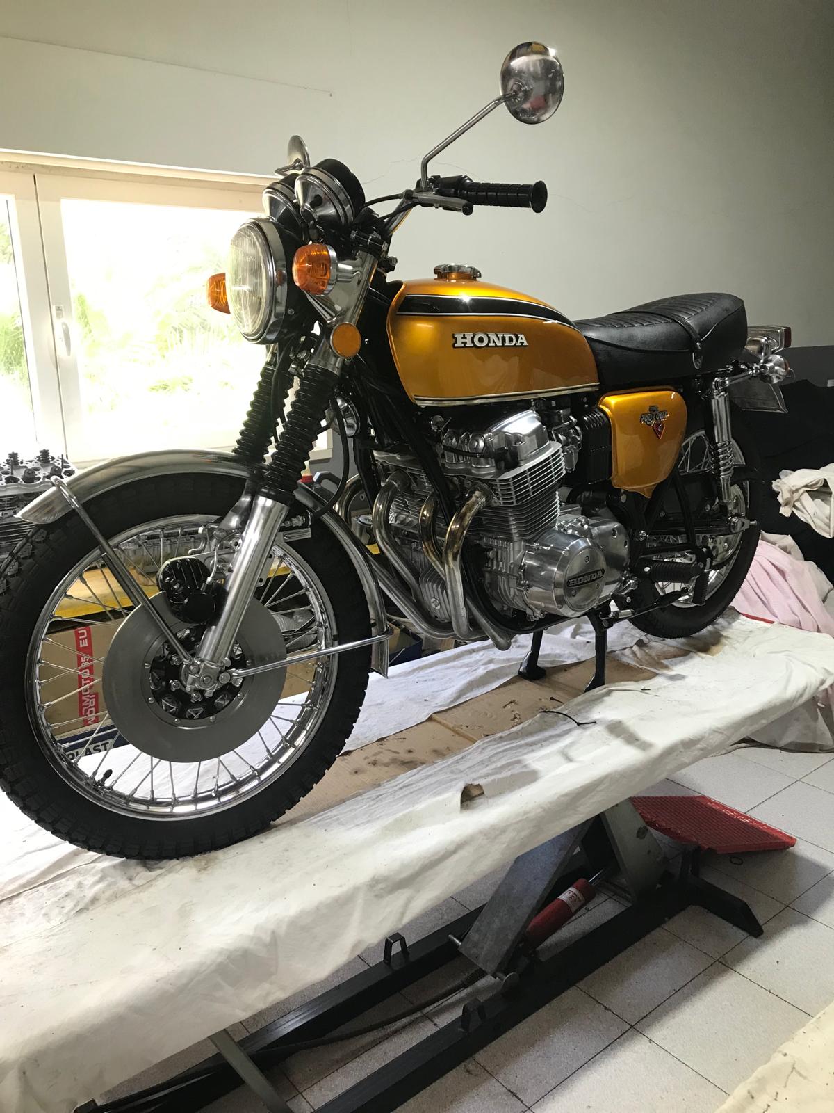 Kawasaki Z1 900 Super Four (7 de fev) - Depois